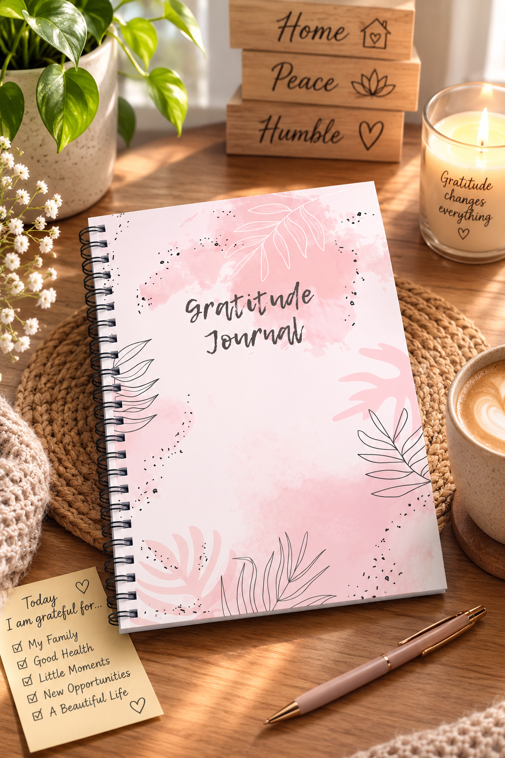 Timewise Find More Joy: Daily Gratitude Journal A5 Size 126 Pages