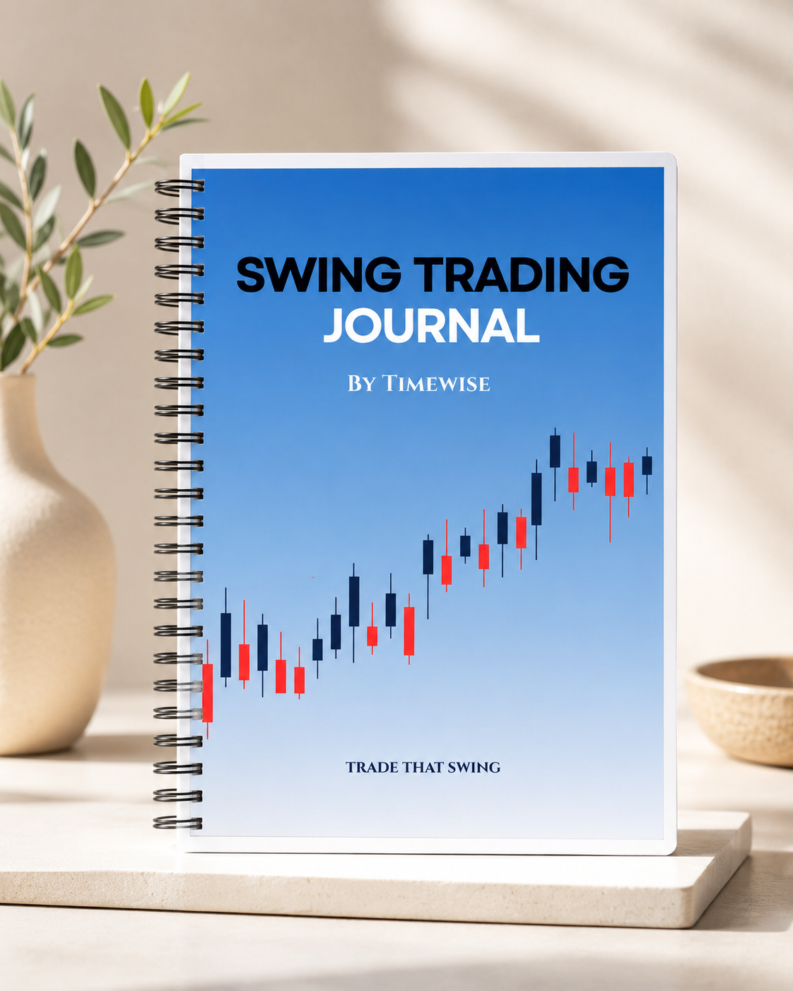 Timewise Stock Market Swing Trading Journal A5 Size