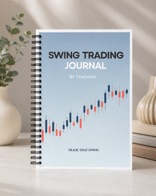 Timewise Stock Market Swing Trading Journal A5 Size