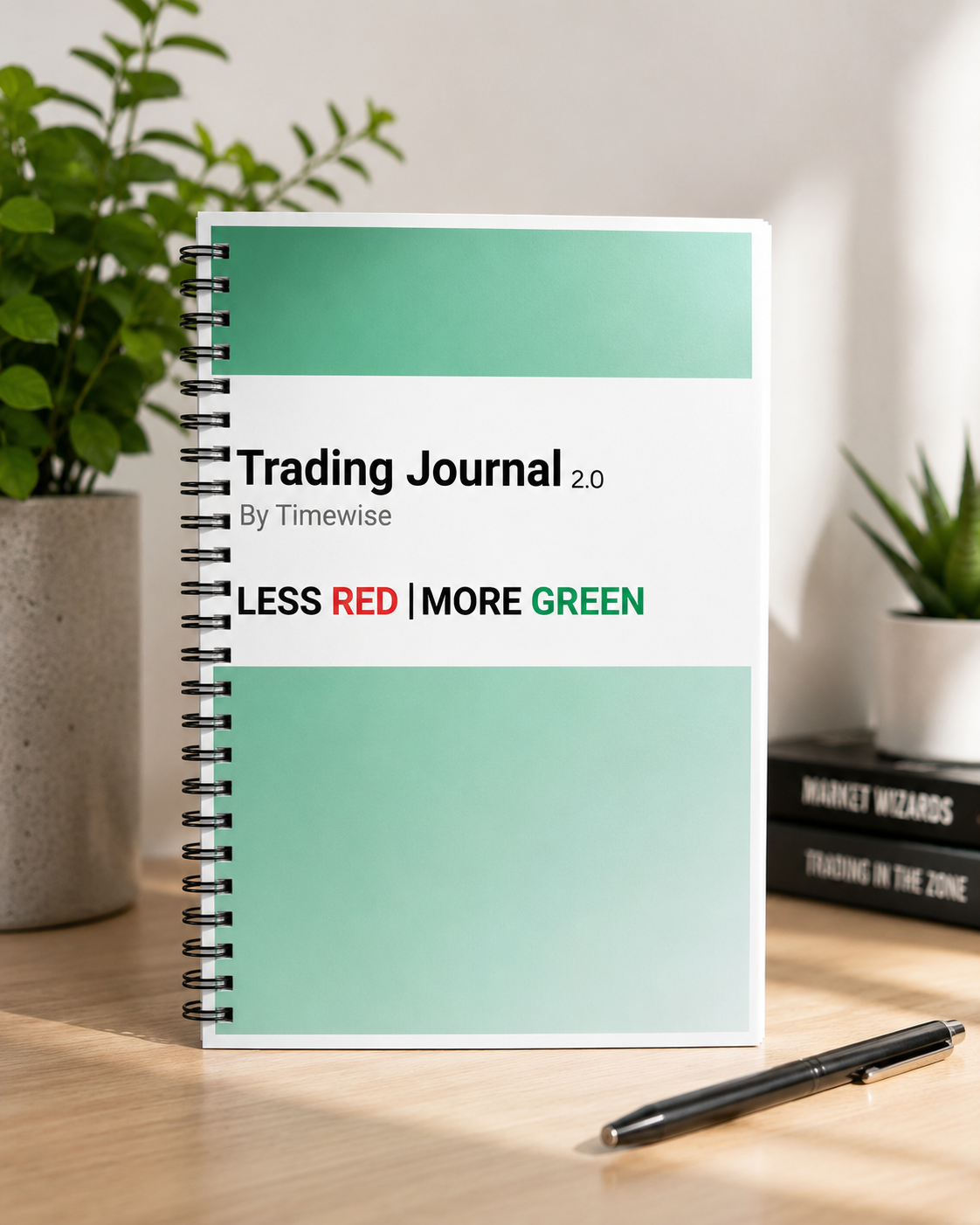 Stock Market Trading Journal 2.0 Notebook A5 Size 140 Pages