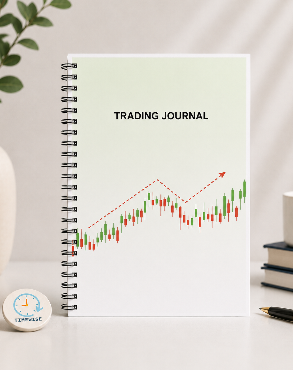Stock Market Trading Journal Notebook A5 Size Journal 140 Pages
