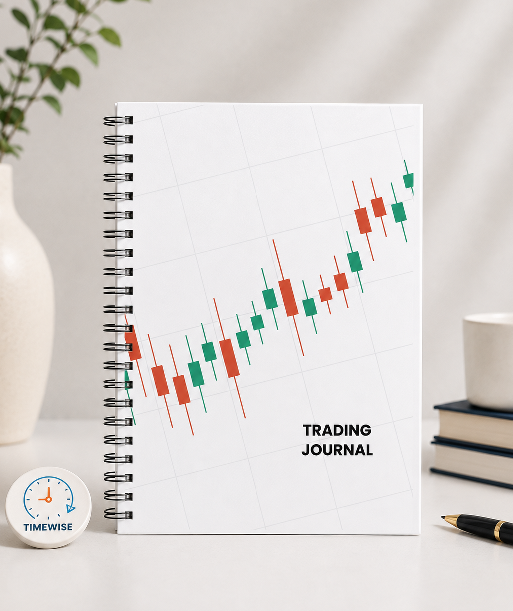 Stock Market Trading Journal Notebook A5 Size Journal 140 Pages