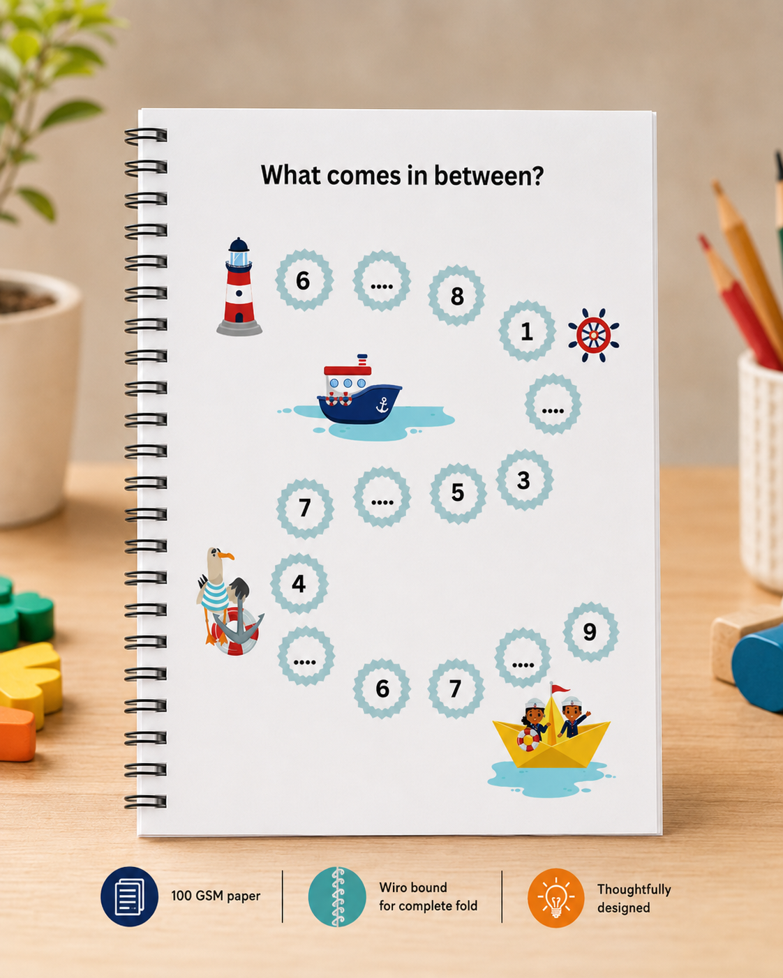 Timewise Maths Activity Book For Kids Early Concepts For 4+ Years 104 Pages