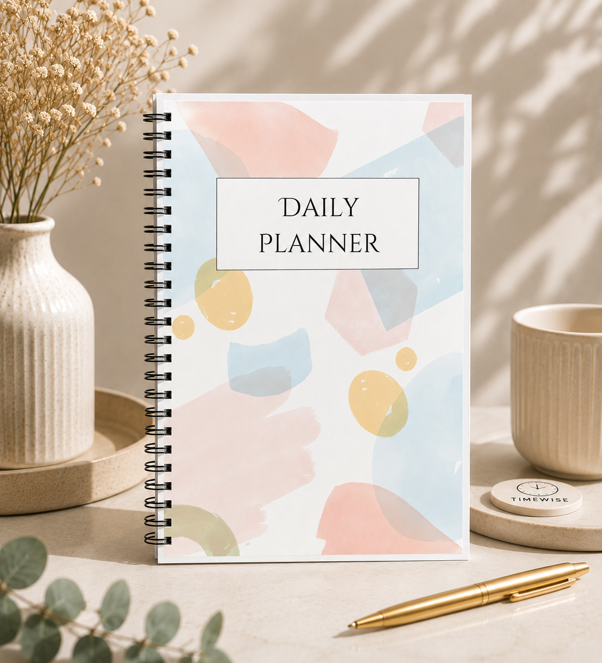 Timewise Minimalist Daily Planner Schedule your Day A5 Size