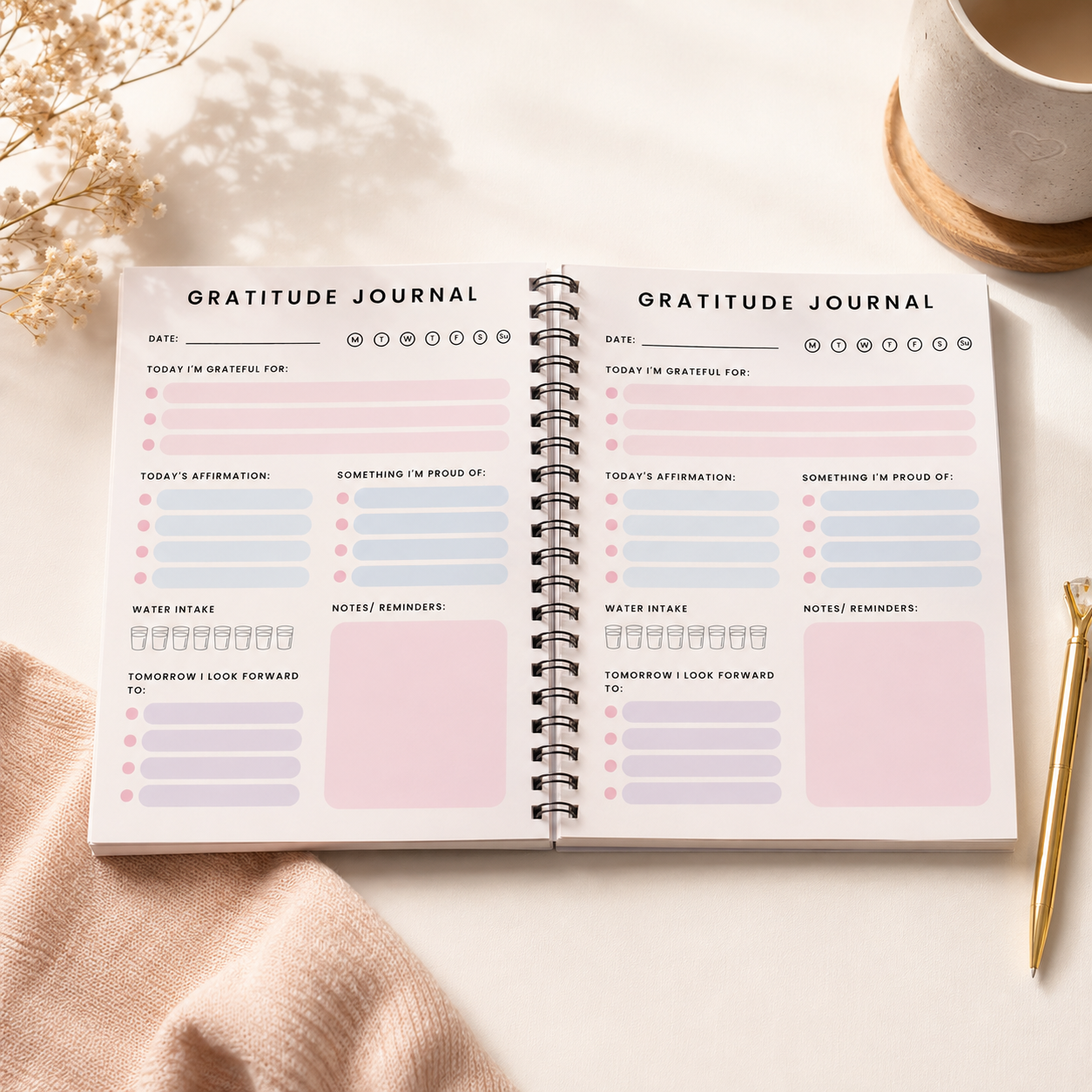 Timewise Find More Joy: Daily Gratitude Journal A5 Size 126 Pages