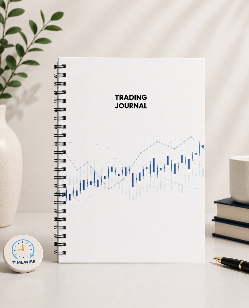 Stock Market Trading Journal Notebook A5 Size Journal 140 Pages